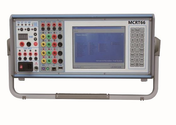 6x150V Protection Relay Test Equipment Inbuilt Computer